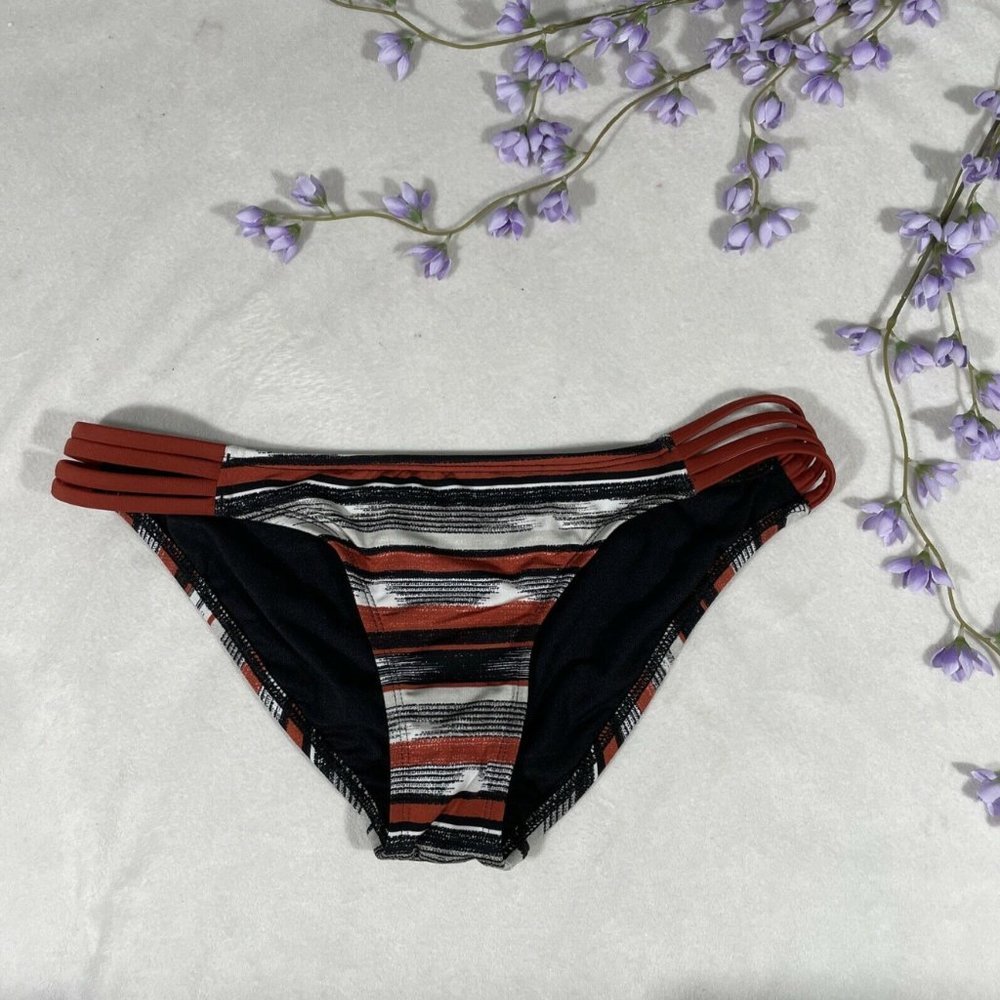 NEW Bodyā Glove Striped Strappy Side Bikini Bottoms